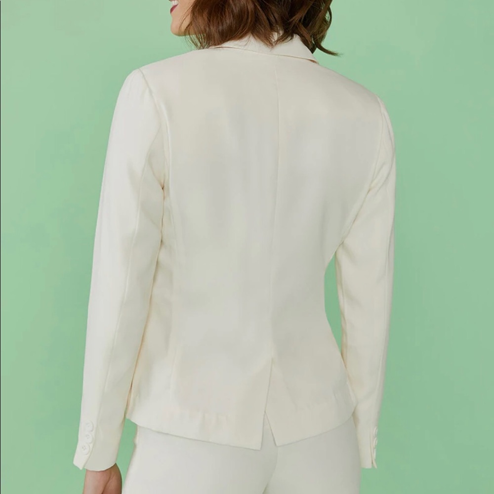 ModCloth ‘Aisle Be There’ Cream Blazer NWOT - Picture 2 of 5
